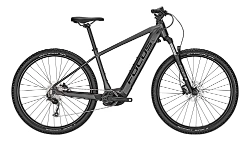 Elektrofahrräder : Focus Jarifa² 6.6 Nine Bosch 500Wh Elektro Mountain Bike (M / 44cm, Diamond Black)