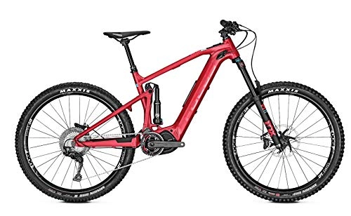 Elektrofahrräder : Focus Sam² 6.8 Shimano Steps Fullsuspension Elektro Enduro Mountain Bike 2019 (L / 48cm, Red)
