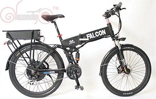 Elektrofahrräder : Foldable Ebike 48V 500W Engine +Strong Frame + 48V 11Ah Electric Bicycle Li-ion Battery Rear Carrier With 2A Charger
