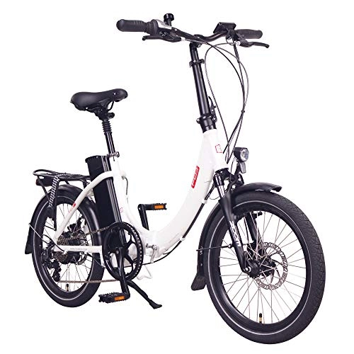 Elektrofahrräder : FOO F1 20” E-Bike, E-Faltrad, 36V 13Ah 468Wh (Weiß)