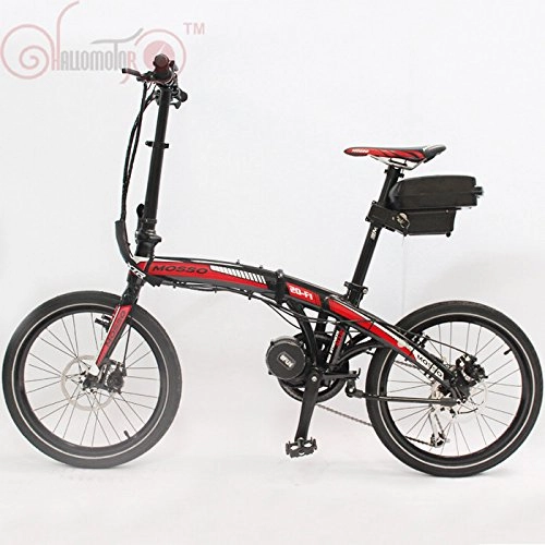Elektrofahrräder : Free Shipping Mini Foldable Ebike 36V 500W 8Fun / Bafang Hub Motor 20 Inch Fat Tire Electric Bicycle With 36V 15AH Lithium Battery