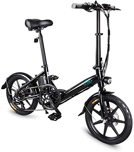 Elektrofahrräder : FreedomT Elektrofahrrad 16 Zoll E- Bike Mountainbike, Faltbar E-Bike mit Lithium-Akku (36V 7.8Ah), 250W Bürstenlosem Moto, Shimano 6 Gang-Schaltung, Stoßdämpfer Klapprad Elektrofahrrad, Grau