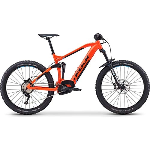 Elektrofahrräder : Fuji Blackhill Evo LT 27.5+ 1.5 Intl E-Bike 2019 Satin Orange 53cm (21") 27.5" (650b)