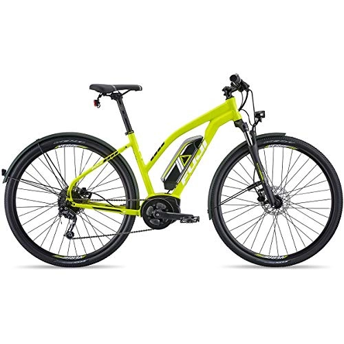 Elektrofahrräder : Fuji E-Traverse 1.3+ ST Intl Damen E-Bike 2019 Satin, Citrus 46 cm (18 Zoll) 700c