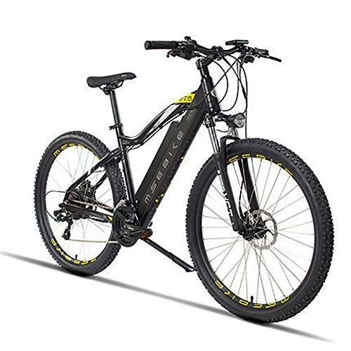 Elektrofahrräder : FXMJ Professionelle Elektrofahrrad Mountain Bike, 27, 5" 21 Speed E-Bike, 400W Mit Abnehmbarem 48V 13AH Lithium-Ionen-Akku Fahrrad Ebike