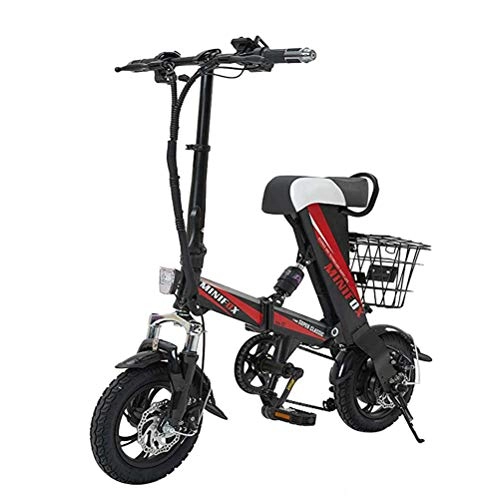 Elektrofahrräder : Fy-Light Engwe 12 E-Bike Faltbares Elektrofahrrad mit 15-18 Meilen Reichweite E-Bike Scooter 250W Leistungsstarker Motor Zusammenklappbarer Rahmen 36V