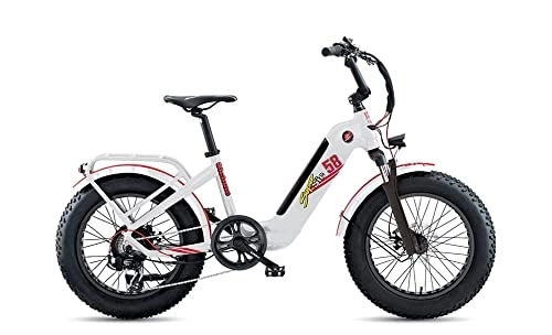 Elektrofahrräder : GARELLI Fahrrad E-Bike 20' SUPERSIC SIMONCELLI 250W Weiß
