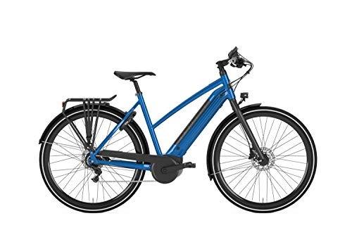 Elektrofahrräder : Gazelle Cityzen C8+ HMB, Damen, Damen, Modell 2019, 28 Zoll, blau, 49 cm