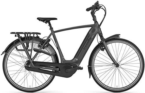 Elektrofahrräder : Gazelle Grenoble C380 HMB 500Wh Bosch Elektro Fahrrad 2020 (28" Herren Diamant 57cm, Schwarz)