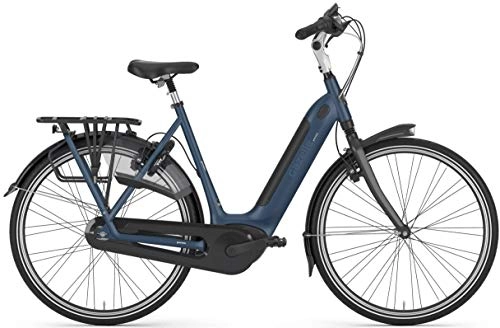 Elektrofahrräder : Gazelle Grenoble C8 HMB 500Wh Bosch Elektro Fahrrad 2020 (28" Einrohr 49cm, Blau)