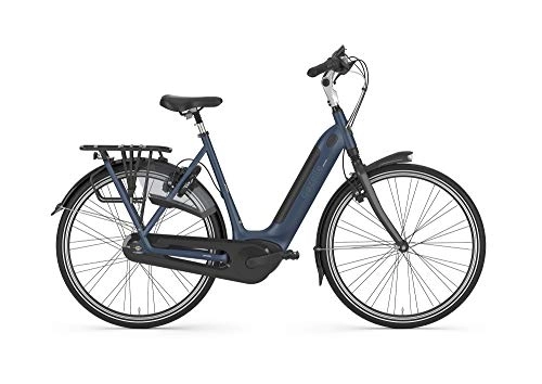 Elektrofahrräder : Gazelle Grenoble C8 HMB, 8 Gang Nabenschaltung, Damenfahrrad, Wave, Modell 2020, 28 Zoll, Mallard Blue, 46 cm