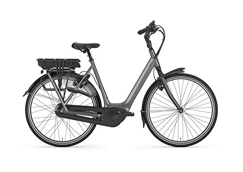 Elektrofahrräder : Gazelle ORANGE C310 HMB FL (500 Wh), stufenlose Nabenschaltung, Damenfahrrad, Wave, Modell 2020, 28 Zoll, Aluminum Grey, 46 cm