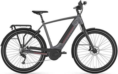 Elektrofahrräder : Gazelle Ultimate T10 HMB 500Wh Bosch Elektro Fahrrad 2020 (28" Herren Diamant 53cm, Grau)