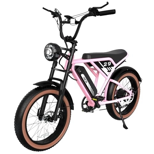 Elektrofahrräder : Generisch RK29 e Bike Elektrofahrräder (PINK)