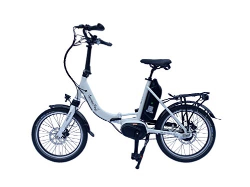 Elektrofahrräder : GermanXia Premium E-Bike Faltrad Mobilemaster E-Klapprad cm 8G Nabenschaltung Shimano mit Rücktrittbremsen, max. 80 Nm Mittelmotor mit Drehmomentsensor, bis zu 145 km nach StVZO