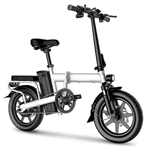Elektrofahrräder : GGXX Elektrofahrrad 48V DREI Modi Mit 20AH Batteriestrom 240KM Tragbares Mini-Faltrad Mit LCD-Display Doppelsitze FüR Erwachsene Und Jugendliche