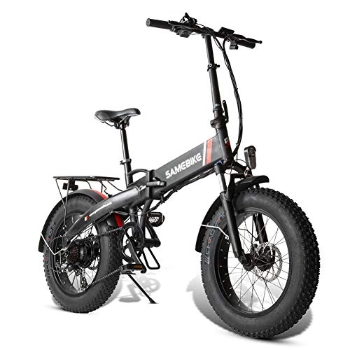 Elektrofahrräder : GHH Faltrad Elektrofahrräder 48V 8AH Li-Ion Electric 20"für Erwachsene Leichtes Mountainbike mit 500W Motorrädern aus Aluminiumlegierung