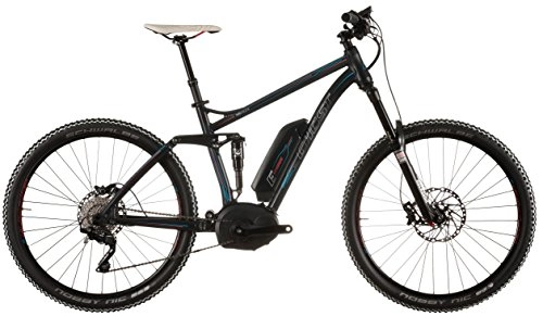 Elektrofahrräder : GHOST Bikes Teru FS LT 6 E-Bike Fully black / white / cyan / red Shimano XT Plus 10-Speed Modell Gre M