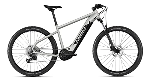 Elektrofahrräder : Ghost E-Teru Y Universal 630Wh Yamaha Elektro Mountain Bike 2022 (29" L / 49cm, Light Grey Pearl / Black - Matt)