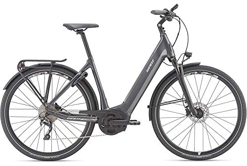 Elektrofahrräder : GiANT AnyTour E+ 1 LDS 25km / h 2019 E-Bike Anthracite metallic, Rahmengre:L (55.0 cm)