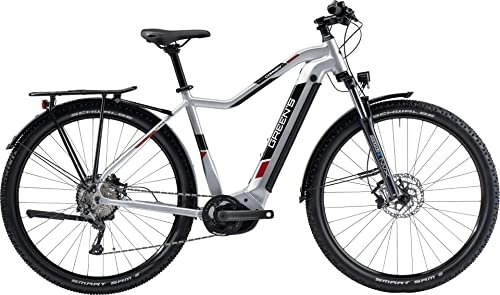 Elektrofahrräder : Green's Corwen 625Wh Bosch Elektro ATB Bike (29" Herren Diamant 46cm, Light Grey)