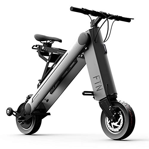 Elektrofahrräder : GXF-electric bicycle Elektrofahrrad Leichte Aluminiumlegierung tragbare Klapp Erwachsene elektrische Motorrad 350W leistungsstarken Motor und 36V 6Ah Lithium-Batterie, intelligente Steuerung