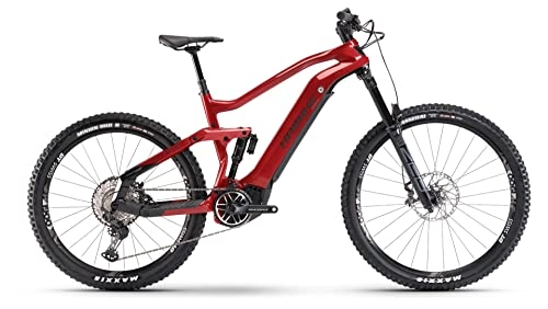 Elektrofahrräder : Haibike AllMtn CF 12 600Wh Yamaha Elektro Fullsuspension Mountain Bike 2022 (XL / 50cm, Gloss Matte Dynamite Red / Black)