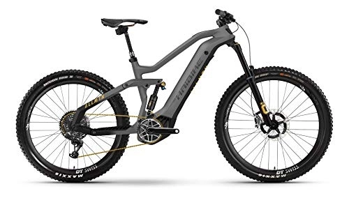 Elektrofahrräder : Haibike AllMtn SE Yamaha Elektro Bike 2021 (M / 44cm, Titan / Black / Yellow Matte)