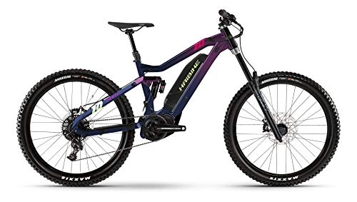 Elektrofahrräder : Haibike Dwnhll Yamaha Elektro Bike 2021 (M / 43cm, Indigo / Blue)