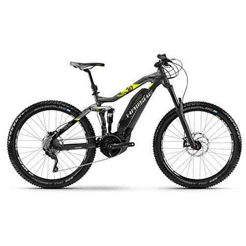 Elektrofahrräder : Haibike E-Bike SDURO FullSeven LT 6.0 500Wh 20-G XT 18 HB YCC Titanium / Black / Lime matt X-Large