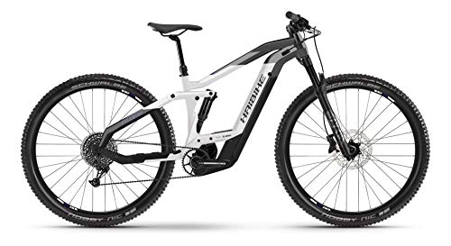 Elektrofahrräder : Haibike FullNine 8 Bosch Elektro Bike 2021 (M / 44cm, Anthracite / White / Black)