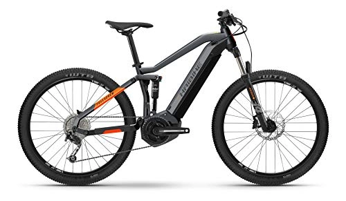 Elektrofahrräder : Haibike FullSeven 4 Yamaha Elektro Bike 2021 (M / 44cm, Cool Grey / Lava Matte)