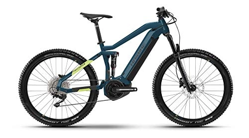 Elektrofahrräder : Haibike FullSeven 5 Yamaha Elektro Bike 2021 (M / 44cm, Blue / Canary)