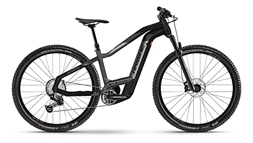 Elektrofahrräder : Haibike HardNine 10 Bosch Elektro Bike 2021 (M / 44cm, Titan / Black Matte)