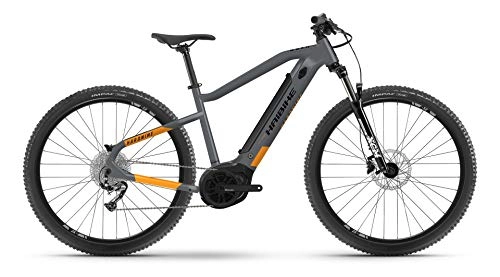 Elektrofahrräder : Haibike HardNine 4 Bosch Elektro Bike 2021 (M / 46cm, Cool Grey / Lava Matte)