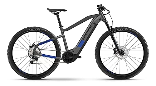 Elektrofahrräder : Haibike HardNine 7 Yamaha Elektro Bike 2021 (L / 49cm, Coffee / Blue)