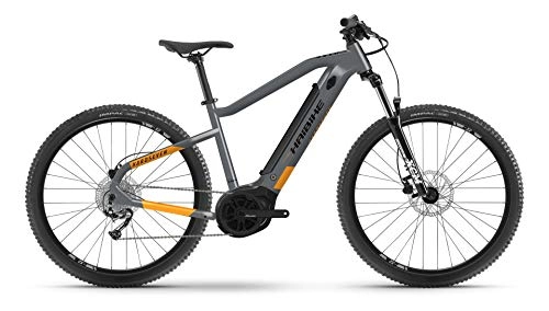 Elektrofahrräder : Haibike HardSeven 4 400Wh Bosch Elektro Bike 2022 (L / 49cm, Cool Grey / Lava Matte)