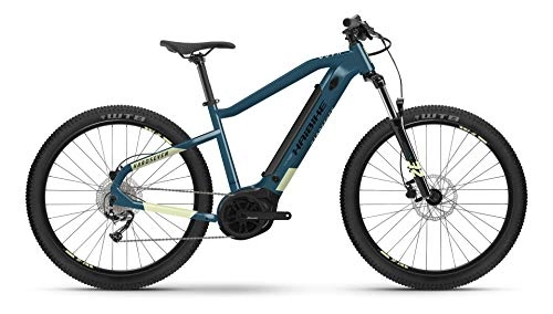 Elektrofahrräder : Haibike HardSeven 5 Bosch Elektro Bike 2021 (S / 40cm, Blue / Canary)