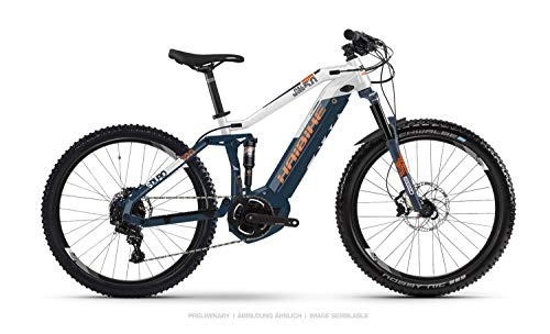 Elektrofahrräder : HAIBIKE Sduro FullNine 5.0 29'' Pedelec E-Bike MTB blau / weiß / orange 2019: Größe: L