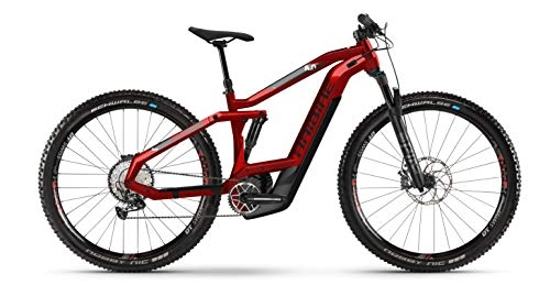 Elektrofahrräder : HAIBIKE SDURO FullNine 8.0 Bosch Elektro Bike 2020 (S / 41cm, Rot / Schwarz / Grau)