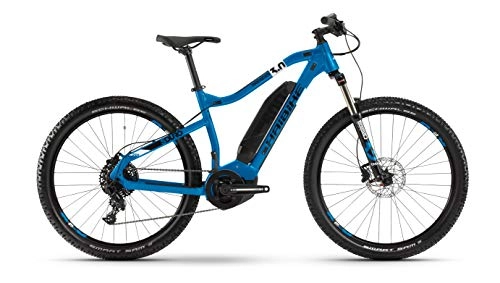 Elektrofahrräder : HAIBIKE SDURO HardSeven 3.0 Yamaha Elektro Bike 2020 (XS / 35cm, Blau / Weiß / Schwarz)