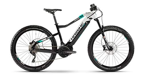 Elektrofahrräder : HAIBIKE SDURO HardSeven 7.0 Yamaha Elektro Bike 2020 (XL / 52cm, Schwarz / Grau / Türkis)