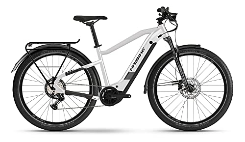 Elektrofahrräder : Haibike Trekking 8 Yamaha Elektro Fahrrad 2021 (27.5" Herren Diamant XL / 60cm, Sparkling White (Herren))