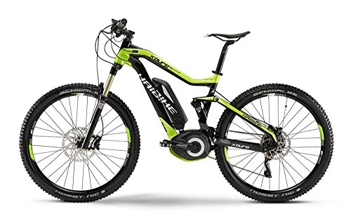 Elektrofahrräder : Haibike XDURO FullSeven RX 27.5 Schwarz / Lime, 55cm