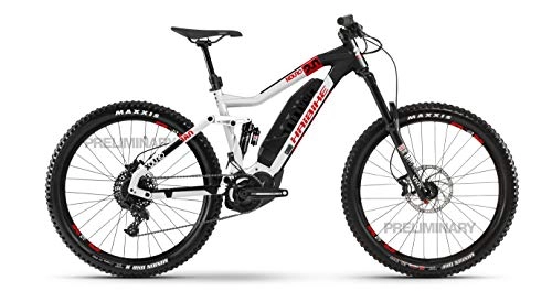 Elektrofahrräder : HAIBIKE XDURO NDURO 2.0 Yamaha Elektro Bike 2020 (M / 44cm, Schwarz / Silber / Rot)