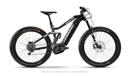Elektrofahrräder : HAIBIKE Xduro Nduro 6.0 27.5'' Pedelec E-Bike MTB grau / schwarz 2019: Größe: XL