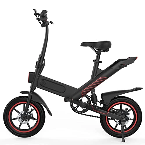 Elektrofahrräder : HAPPRD Elektrofahrrad für Erwachsene, 350 W, Aluminium-Legierung, abnehmbar, 36 V / 10.4 Ah Lithium-Ionen-Fahrrad / Commute Ebike