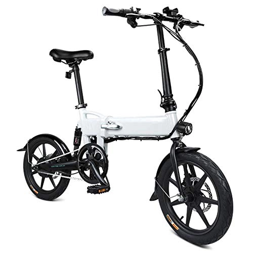 Elektrofahrräder : Hebbp1 Faltendes Elektrisches Fahrrad DREI Fahrmodi Ebike 250W Motor 25km / H 25-40KM 16-Zoll-Reifen-elektrisches Fahrrad