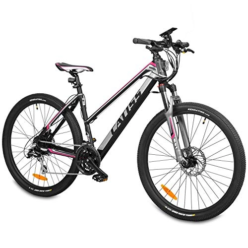 Elektrofahrräder : Hecht Catiss Elektro Mountainbike Lady E-Bike / Li-Ion 36V / 10, 2Ah / Scheibenbremsen / RST-Federgabel / Shimano-Schaltung
