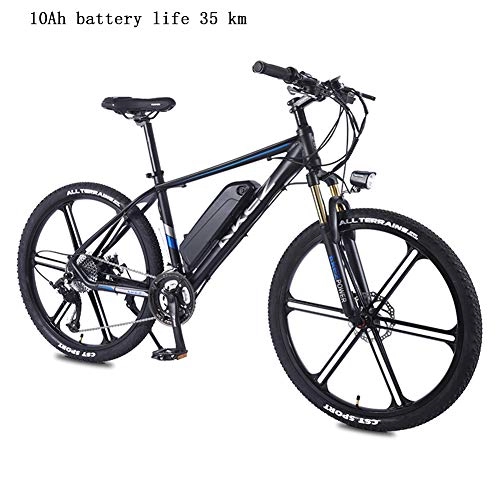 Elektrofahrräder : HJCC Elektrisches Mountainbike, 10AH, 36-V-Lithium-Ionen-Akku, 26-Zoll-Speedbike Für Erwachsene